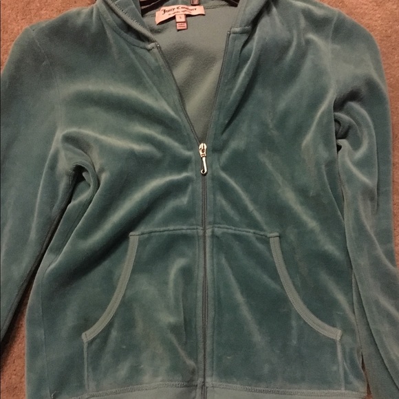 Juicy Couture Velvet Zip Up - Picture 2 of 2